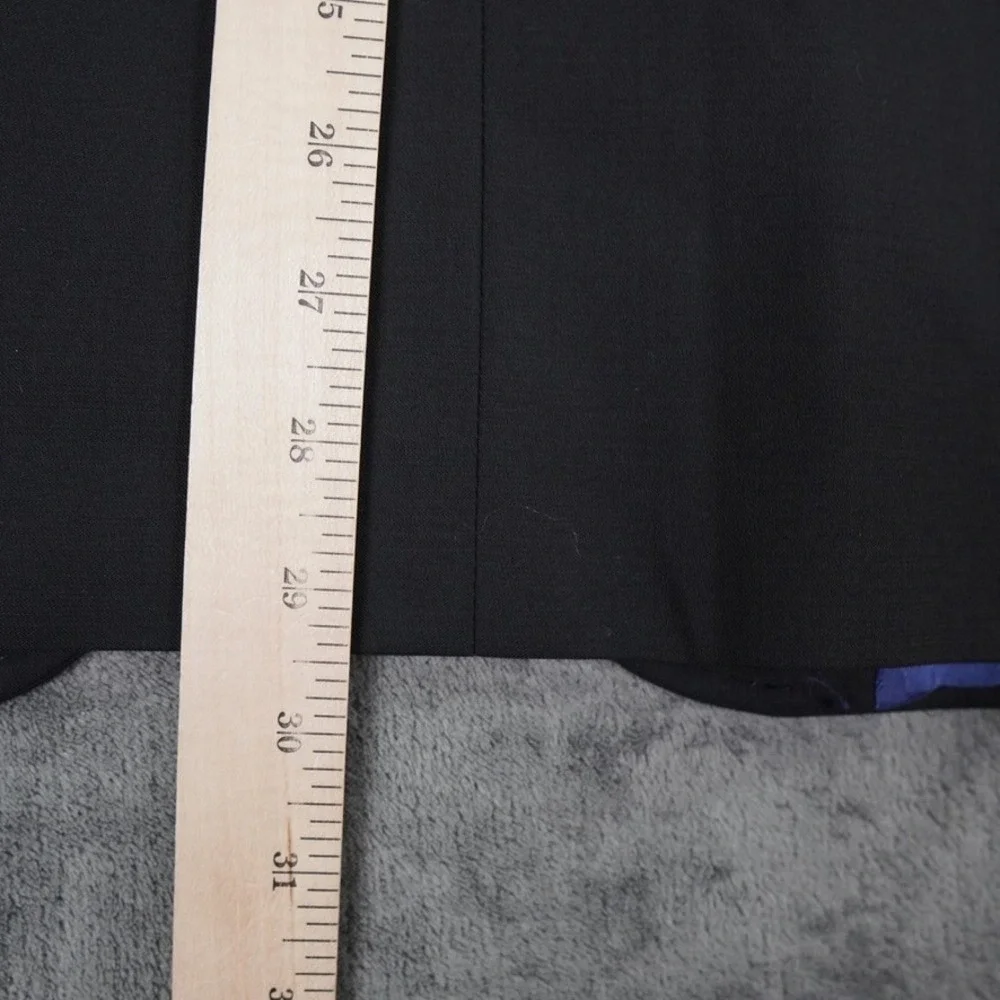 Ted Baker Blazer Mens 42R Black Regular Jay CT Wool Sport Coat Made Fabric Italy